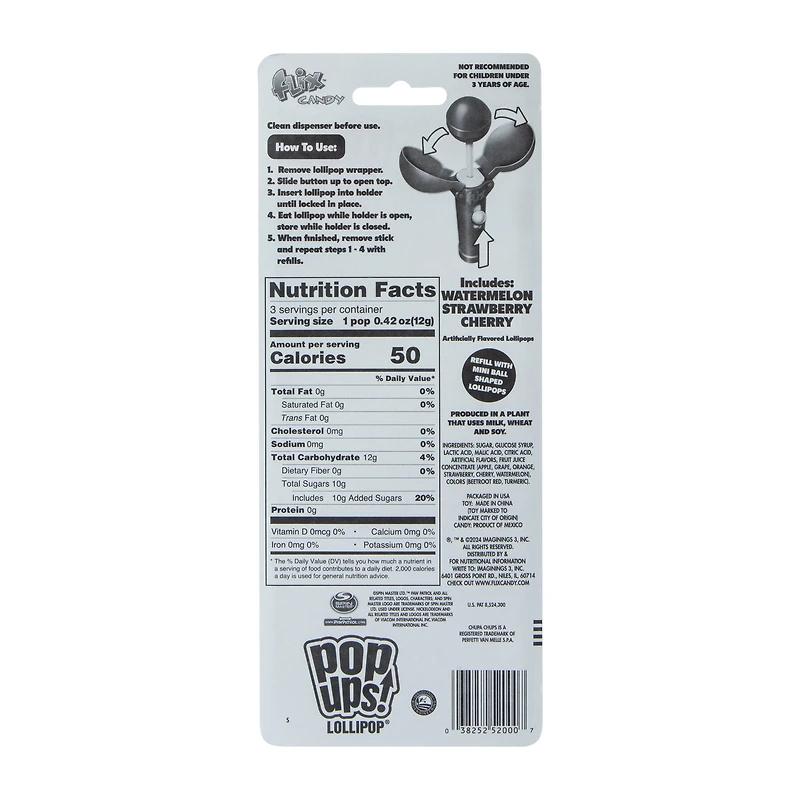 Paw Patrol™ Pop Ups!® Flix™ Candy 1.26oz (Styles May Vary)