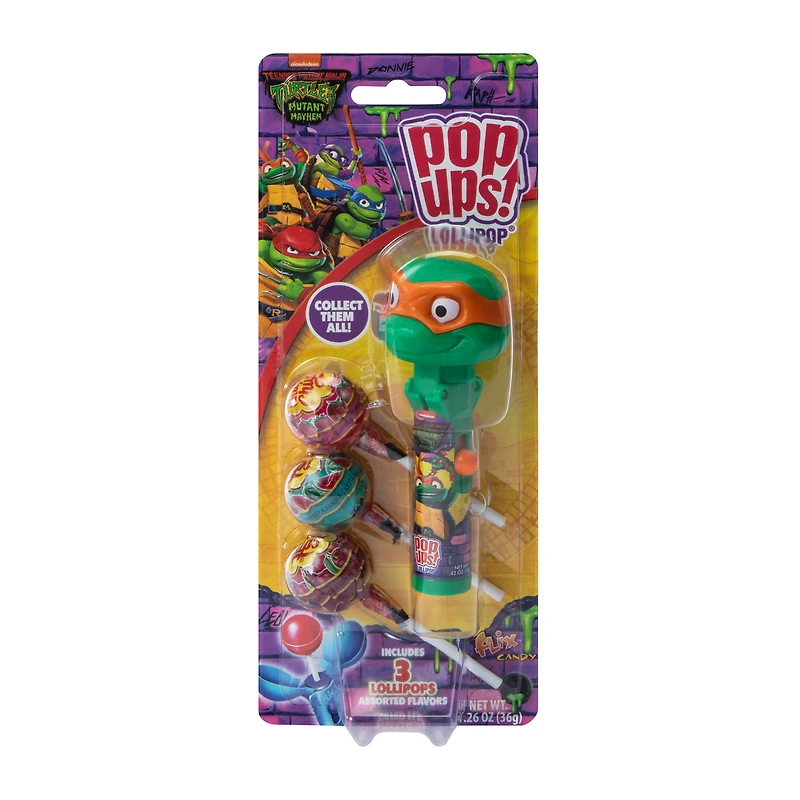 Teenage Mutant Ninja Turtles Pop Ups!® Flix™ Candy 1.26oz (Styles May Vary)