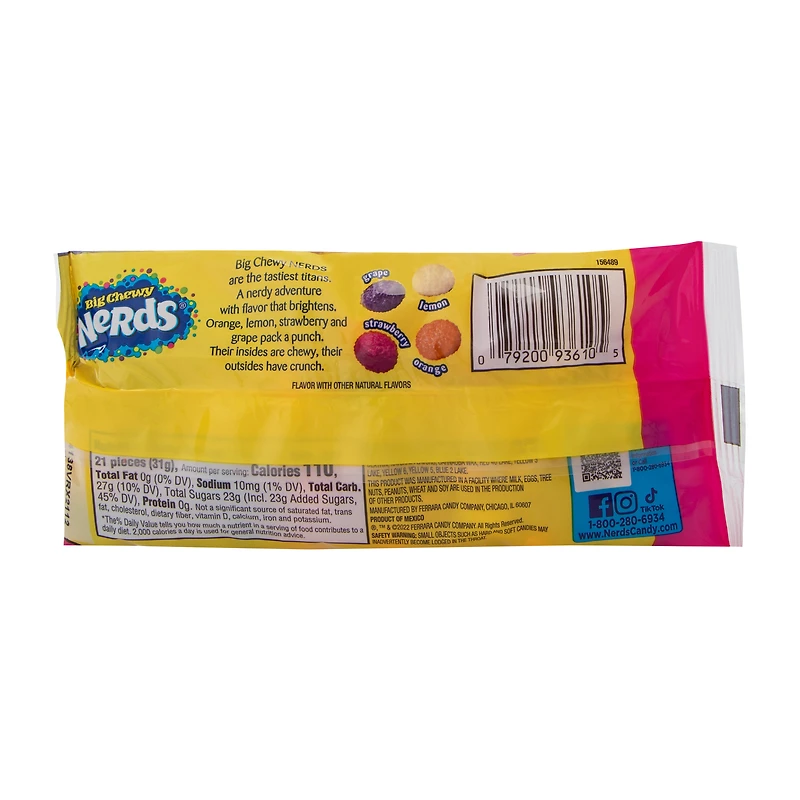 Nerds® Big Chewy Candy Share Pouch 4oz