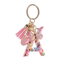 Alphabet Tumbler Adhesive Heart With Charms