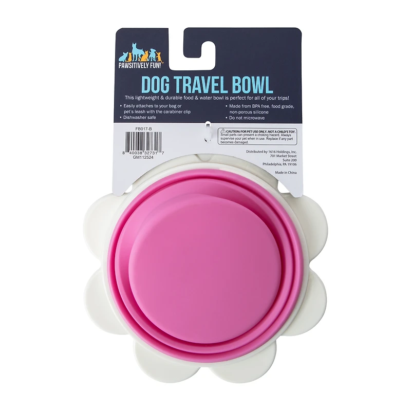 Dog Travel Bowl 12oz