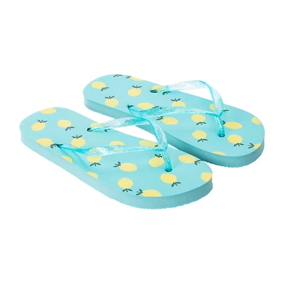 Juniors Printed Flip Flops