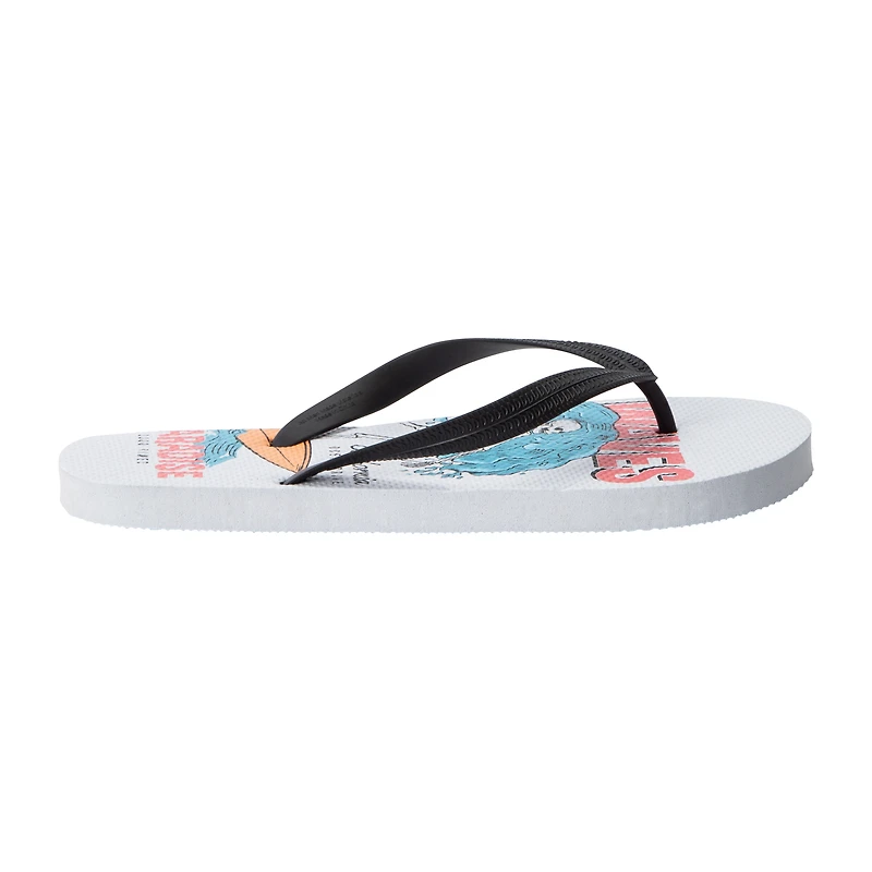 Young Mens Printed Flip Flops