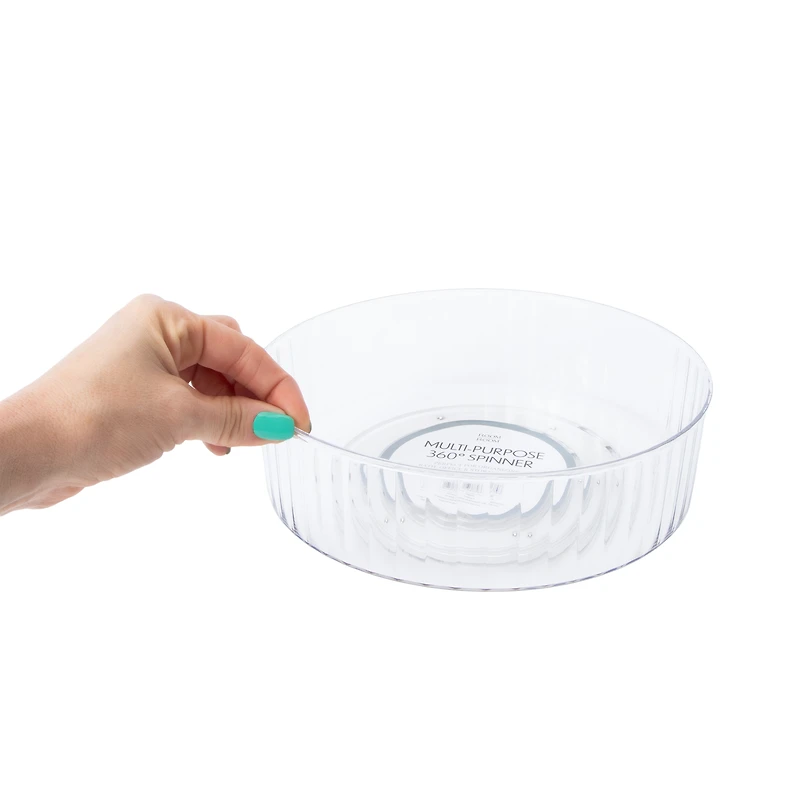 Multi-Purpose 360° Ribbed Plastic Spinner