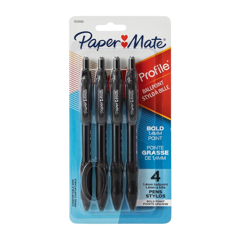 Paper Mate® Profile® Ballpoint 4-Count