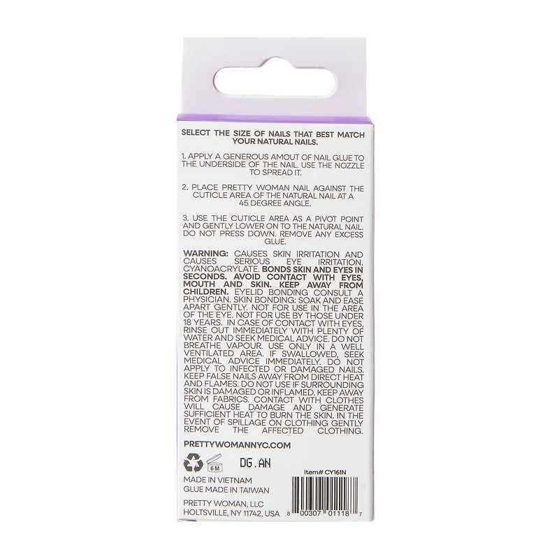 Pretty Woman Style Nails Set