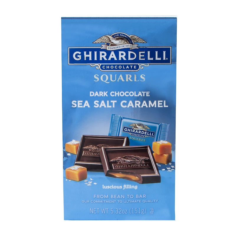 Ghirardelli® Squares Sea Salt Caramel Dark Chocolate 5.32oz