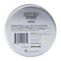 Iconic Candy Retro Sours Tangerine Candy Tin 2.12oz