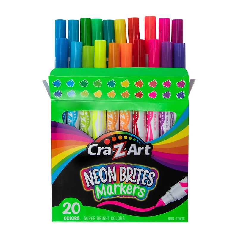 Neon Brites Markers 20-Count
