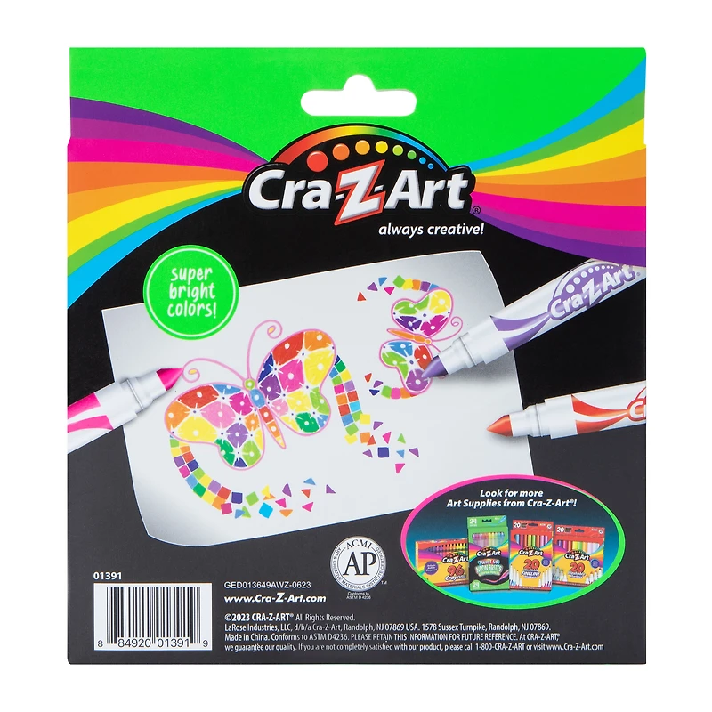 Neon Brites Markers 20-Count