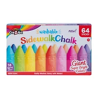 Washable Sidewalk Chalk 64-Count