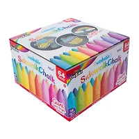 Washable Sidewalk Chalk 64-Count