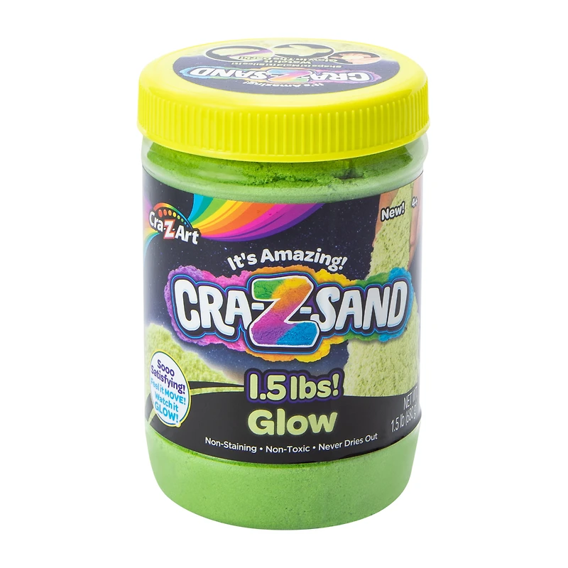 Cra-Z-Sand Glow In The Dark Sand 16oz