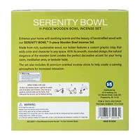 Serenity Bowl Wooden Incense Set 11-Piece