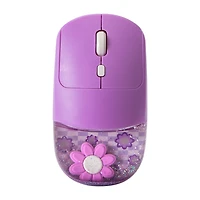 Water Glitter Wireless Mouse