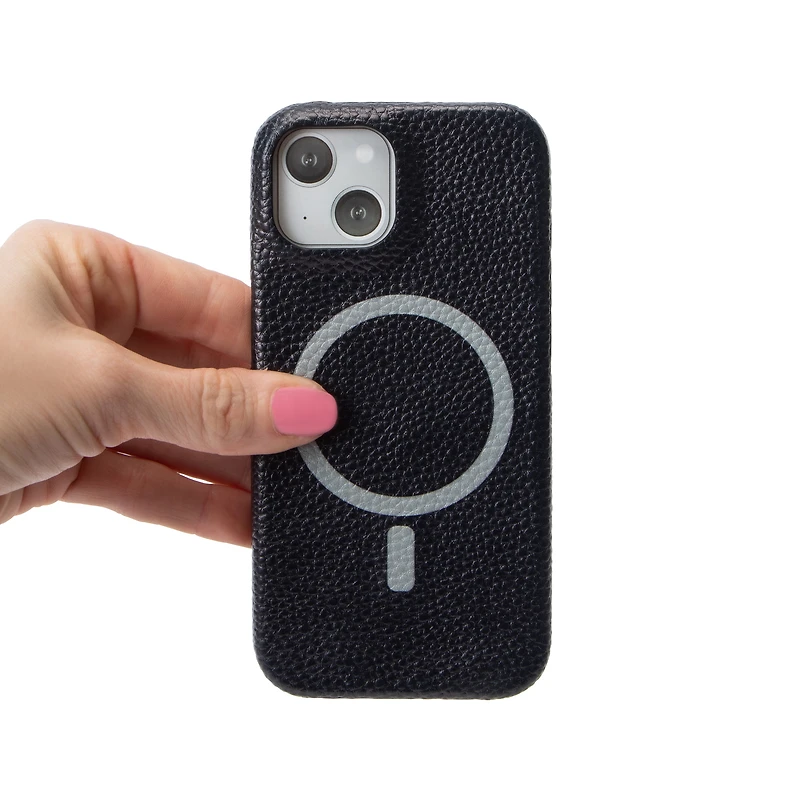 iPhone 15® Leather Mag Case