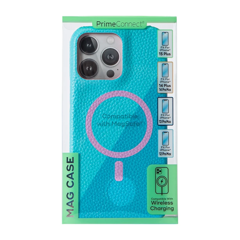 iPhone 15 Plus® MagSafe® Leather Mag Case