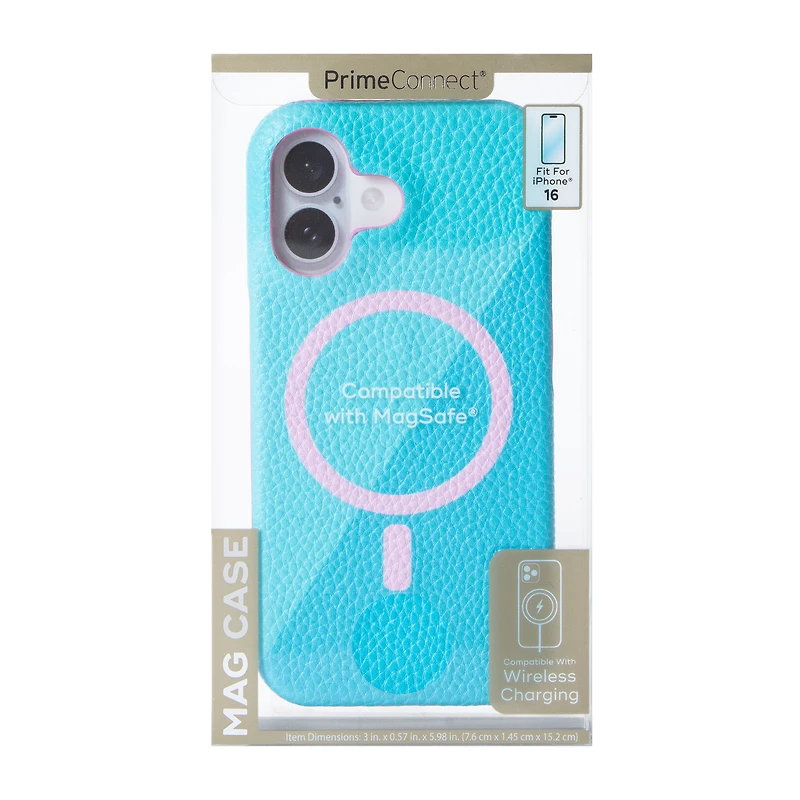 iPhone 16® Leather Mag Case