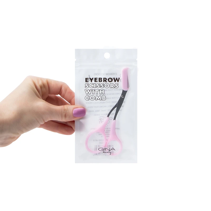 Gina Beauty Eyebrow Scissors With Comb