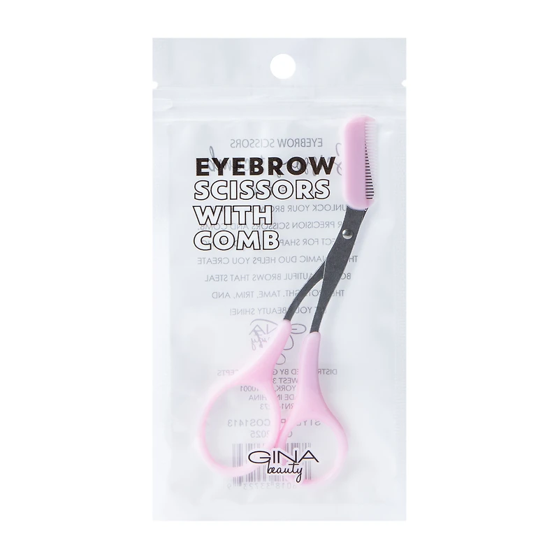 Gina Beauty Eyebrow Scissors With Comb