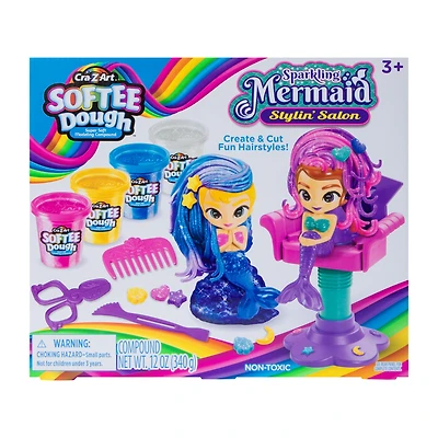 Softee Dough Sparkling Mermaid Stylin' Salon 12oz
