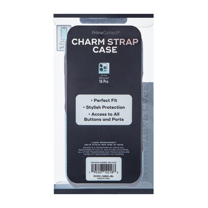 iPhone 16 Pro® Charm Strap Case