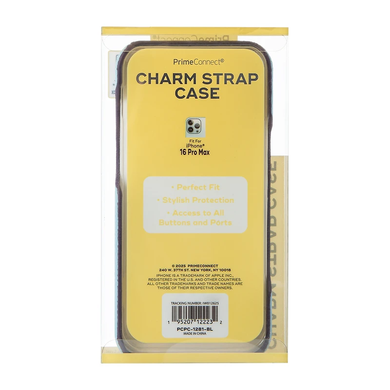iPhone 16 Pro Max® Charm Strap Case