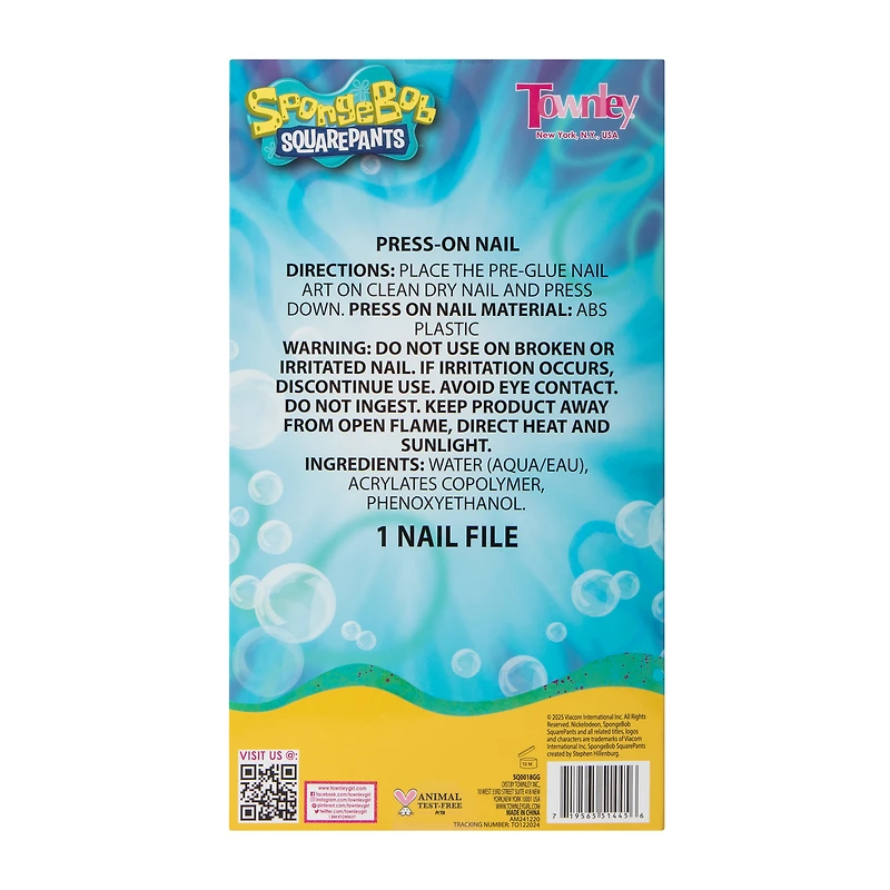 SpongeBob SquarePants™ Fashion Nails Set