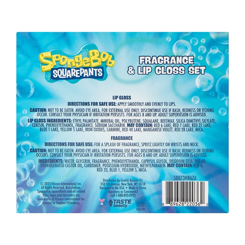 SpongeBob SquarePants™ Fragrance & Lip Gloss Set