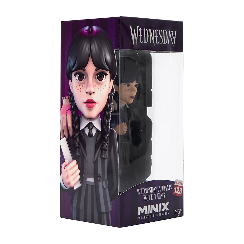 Minix Wednesday Addams With Thing Collectible Figurines