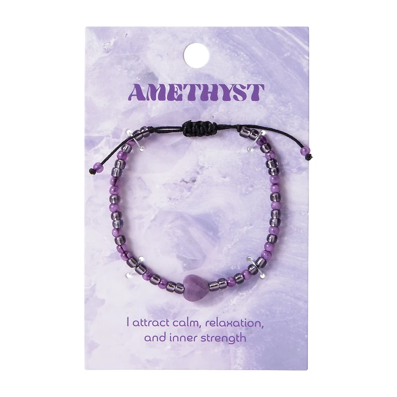 Semi-Precious Stone Heart Necklace