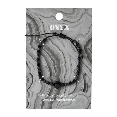 Semi-Precious Stone Heart Necklace