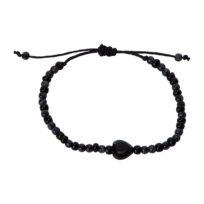 Semi-Precious Stone Heart Necklace