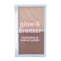 Glow & Bronzer Highlighter & Bronzer Palette