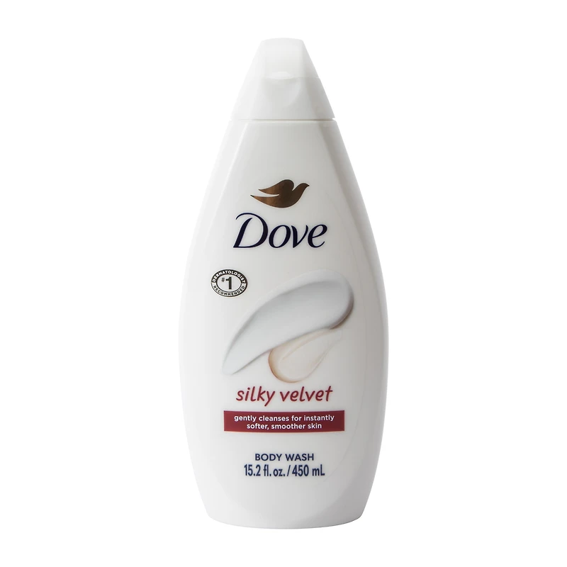 Dove Silky Velvet Body Wash 15.2oz