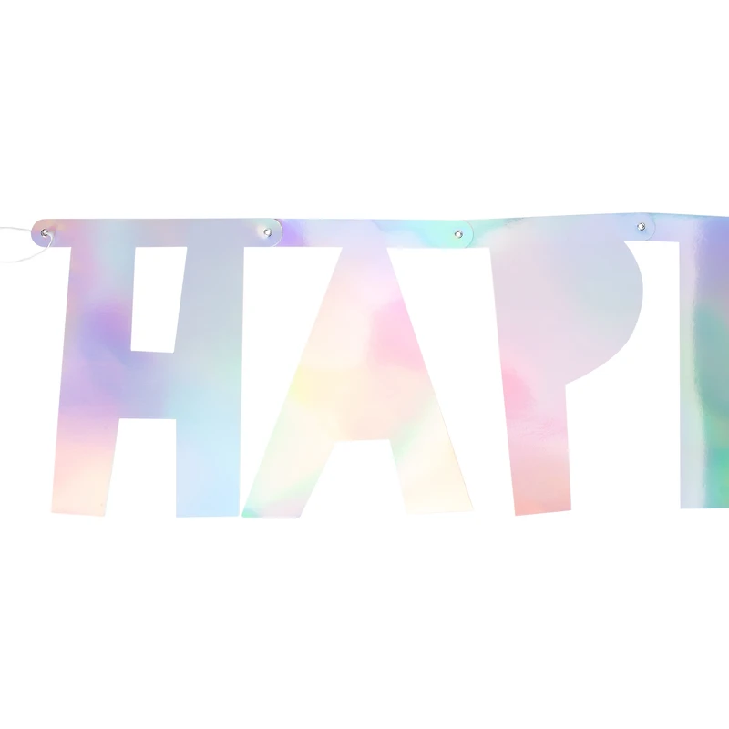 Happy Birthday Jumbo Foil Banner