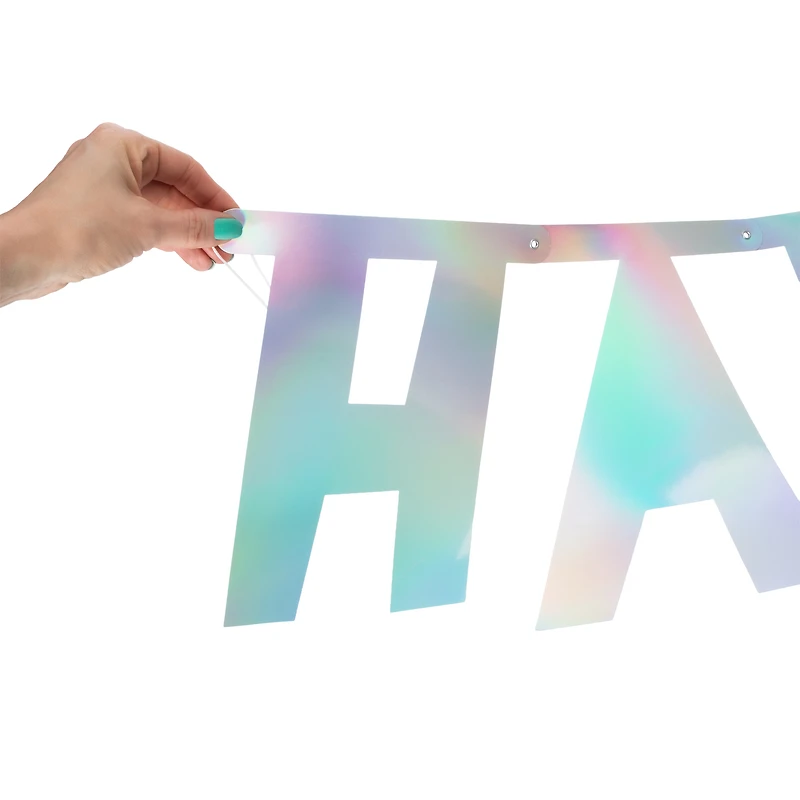 Happy Birthday Jumbo Foil Banner