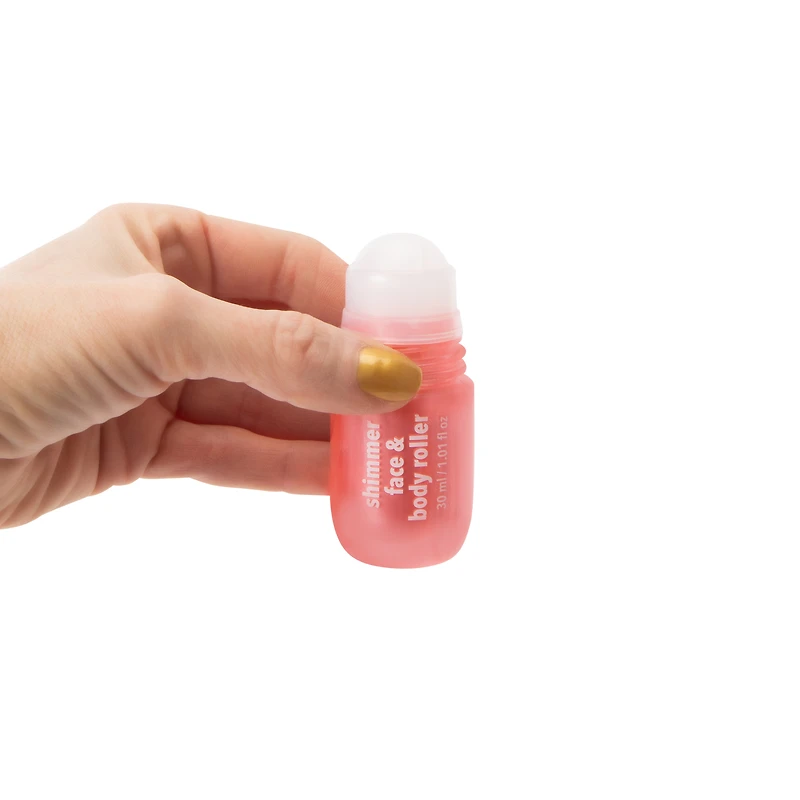 Pink Shimmer Face & Body Roller 1.01oz
