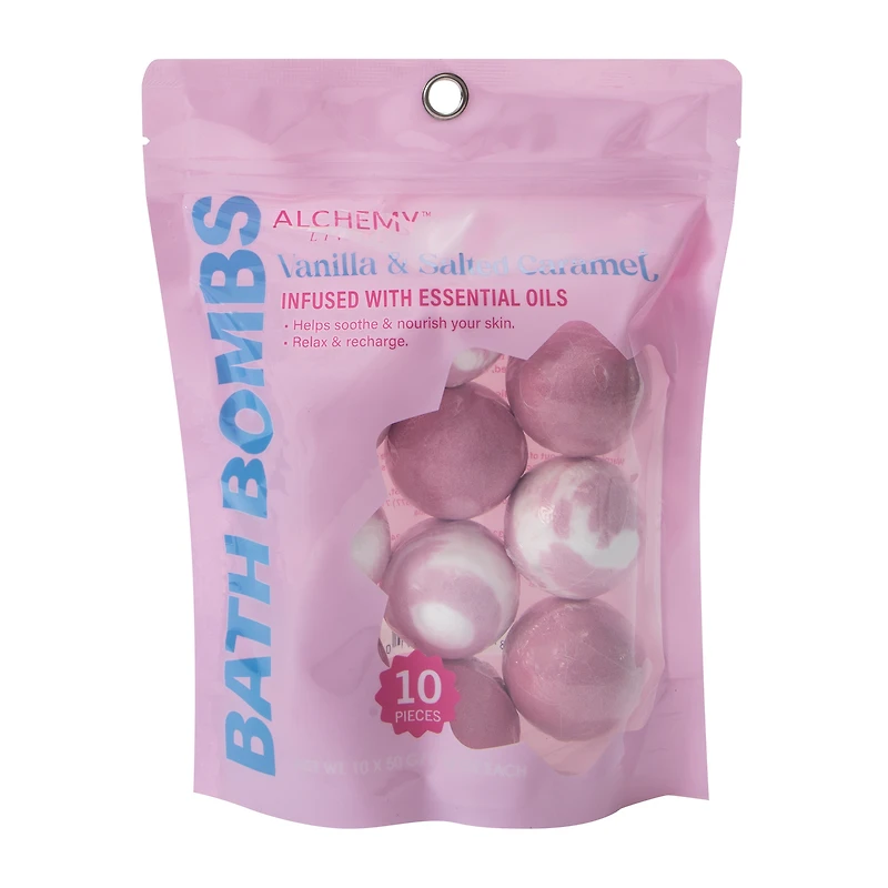 Vanilla & Caramel Bath Bombs 10-Pieces