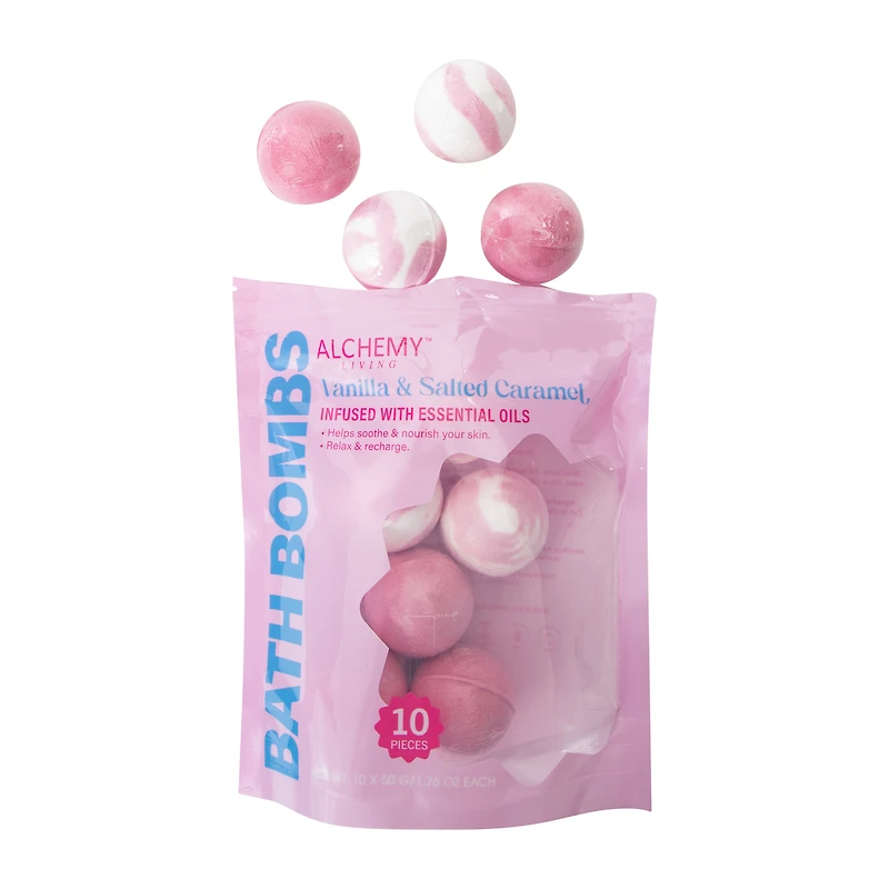 Vanilla & Caramel Bath Bombs 10-Pieces