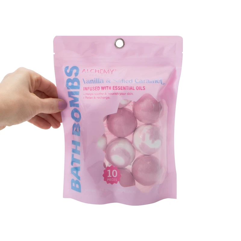 Vanilla & Caramel Bath Bombs 10-Pieces