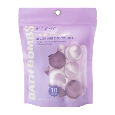 Vanilla & Coconut Bath Bombs 10-Pieces