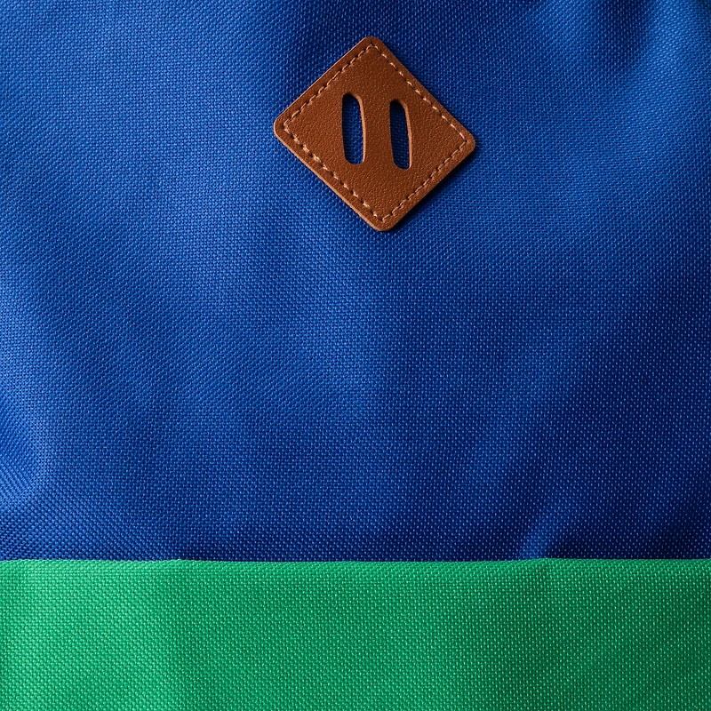 Two-Tone Snap Backpack