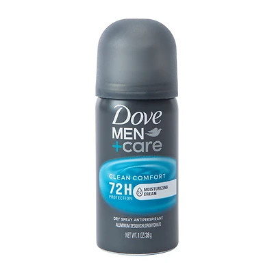 Dove Men + Care Clean Comfort Dry Spray Antiperspirant 1oz