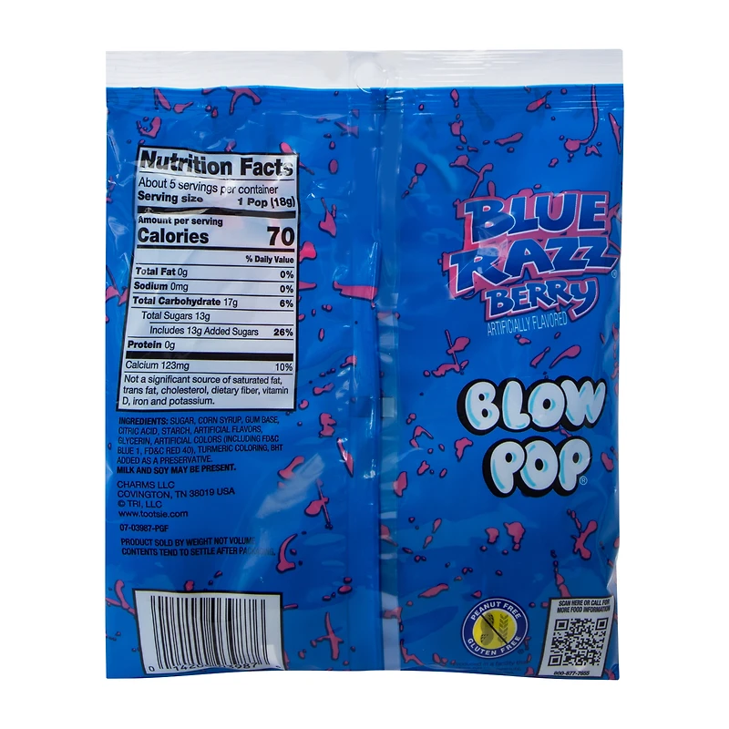 Charms Blue Razzberry® Blow Pop® Lollipop 3.25oz