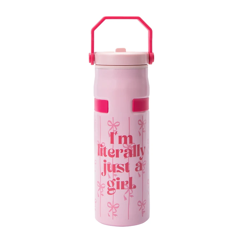Pink Hydrachug Stainless Steel Bottle 32oz