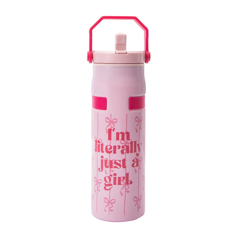 Pink Hydrachug Stainless Steel Bottle 32oz
