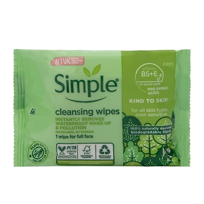 Simple® Cleansing Wipes