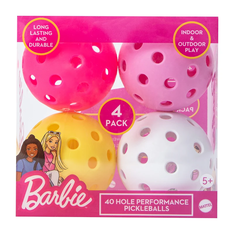 Barbie™ 40 Hole Performance Pickleballs 4-Pack