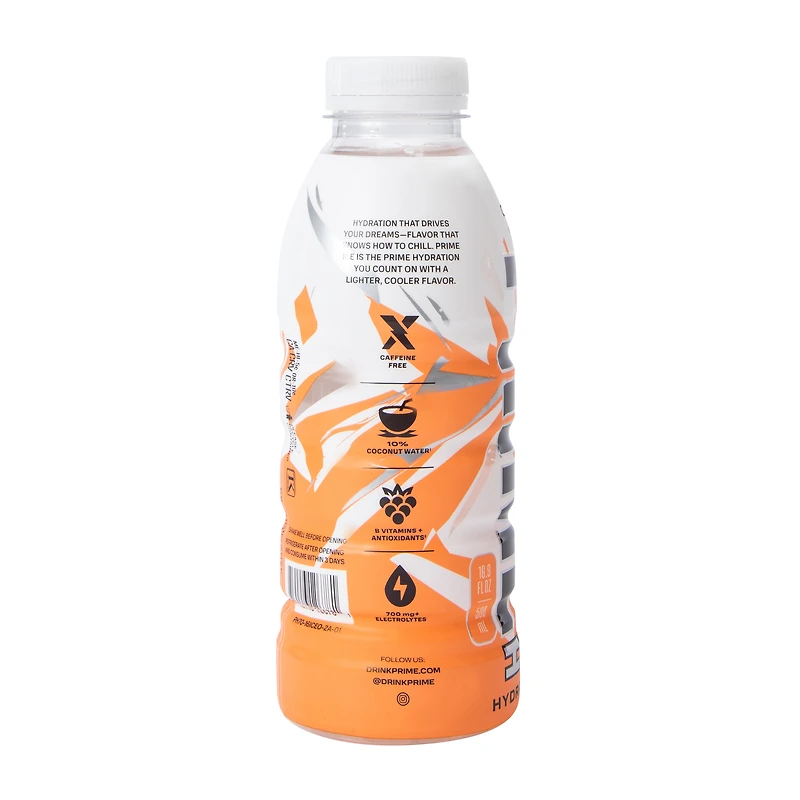 Prime Ice Orange Hydration Drink 16.9oz